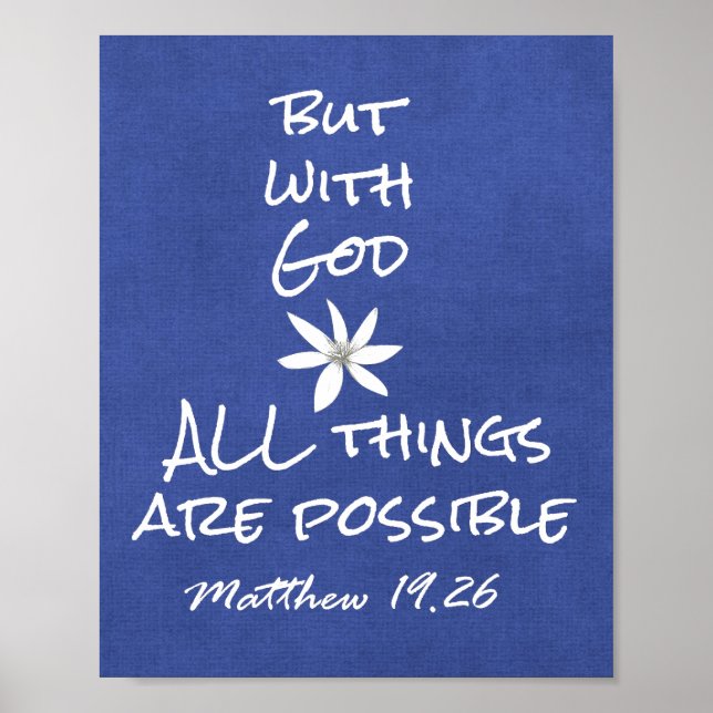 Alle Dinge arbeiten zusammen für das Gute Bibel Ve Poster (Vorne)