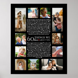 alle Dinge, die wir über Sie Liebe haben, 60. Gebu Poster
