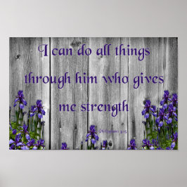 Alle Dinge, Philippinen 4:13 Poster