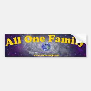 Alle eine Familie Autoaufkleber
