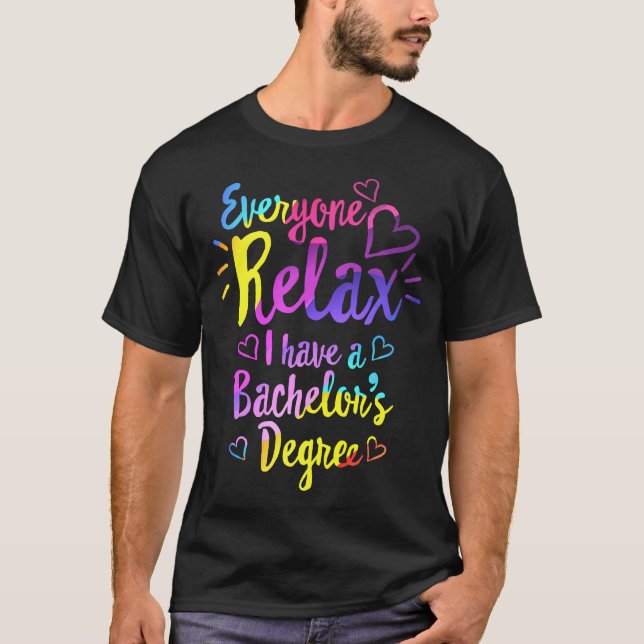 Alle entspannen sich, ich habe ein Shirt mit Bache (Vorderseite)