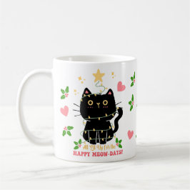 Alle erleuchten für die glücklichen Meow-Tage Kaffeetasse