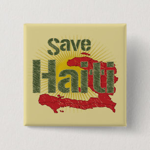 ALLE Erlöse gehen an RED CROSS - Gerettet Haiti Button