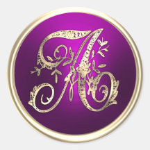 Alle ersten Gold Monogram Himbeere
