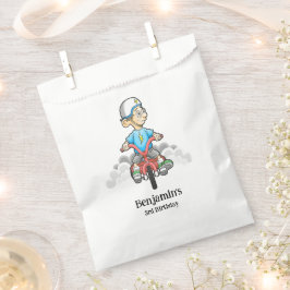 Alle Fahrräder rufen Geschenktütchen