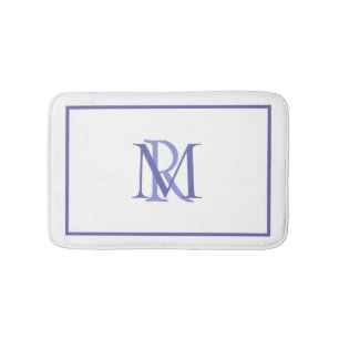Alle Farben, die Initialen von Monogramm-Bath-matt Badematte