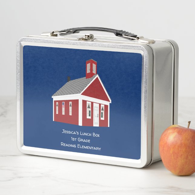 Alle Farbkid's Schoolhouse Lunchboxen Lunch Boxen (Beispiel)