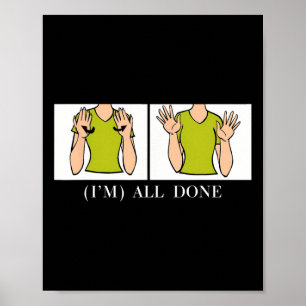Alle Fertigen Spin Teacher Autism Awareness Specia Poster