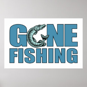 ALLÉ FISHING poster personnalisé