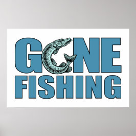 ALLÉ FISHING poster personnalisé