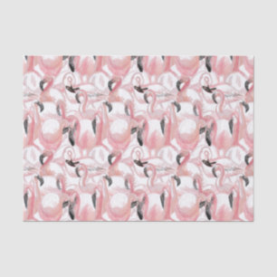 alle Flamingos Seidenpapier