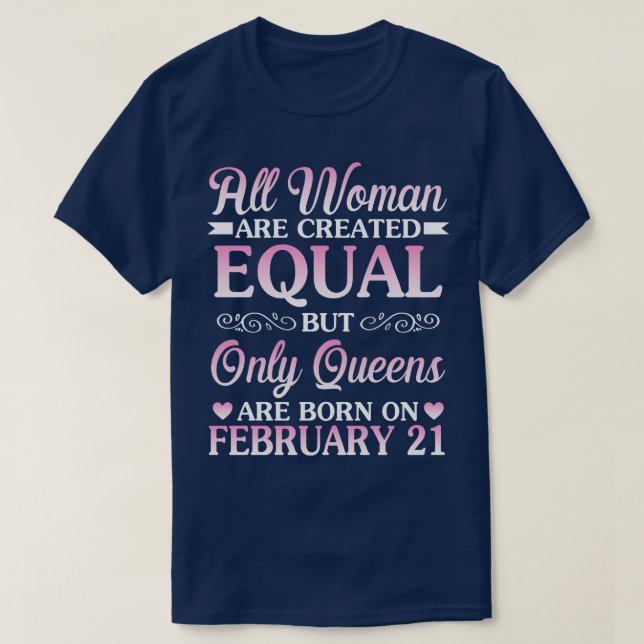 Alle Frauen sind gleich, aber nur Damen sind gleic T-Shirt (Design vorne)