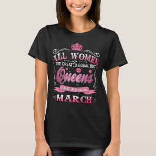 Alle Frauen sind gleich geschaffen, aber Damen sin T-Shirt