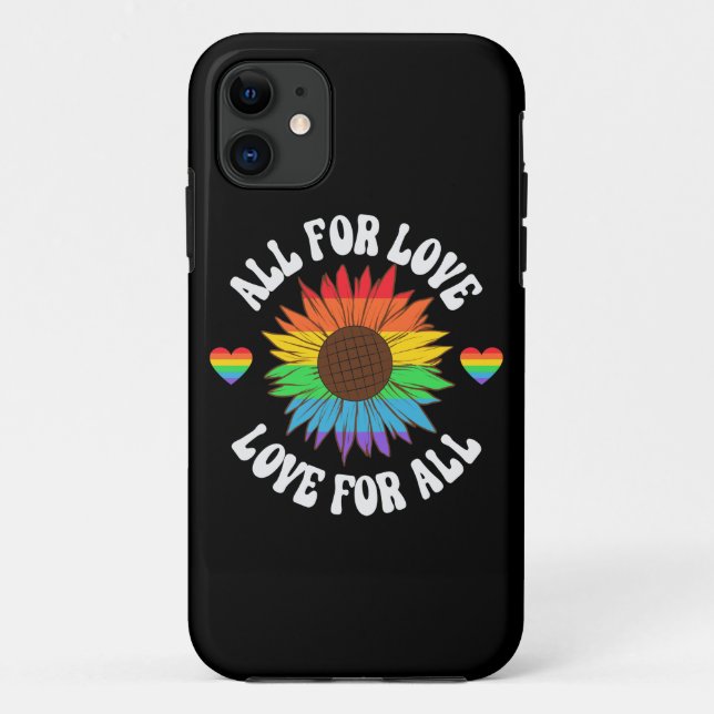 Alle für die Liebe Liebe für alle | Gay Pride Mona Case-Mate iPhone Hülle (Rückseite)
