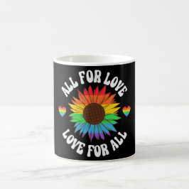 Alle für die Liebe Liebe für alle | Gay Pride Mona Kaffeetasse
