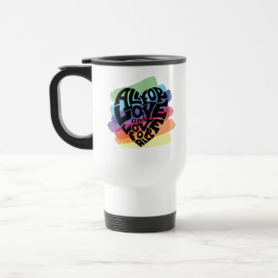 Alle für Liebe und Liebe Reisebecher