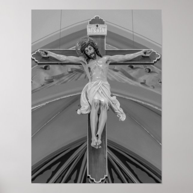 Alle für Sie Graustufen Poster (Vorne)