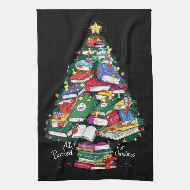 Alle für Weihnachts-Buch Weihnachten Weihnachten W Geschirrtuch (Vertikal)