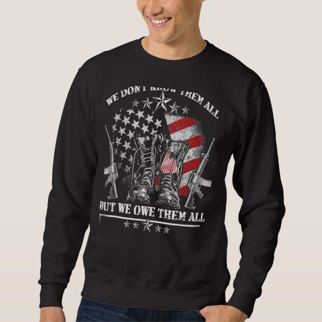 Alle gaben einige, die alle Veteran & Memorial's Sweatshirt (Vorderseite)