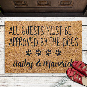 Alle Gäste, die von Hunden Funny Pet Hund Coir zug Fußmatte