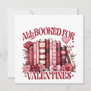 Alle gebucht für Valentine Bookish Book Lover Einladung