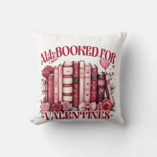 Alle gebucht für Valentine Bookish Book Lover Kissen