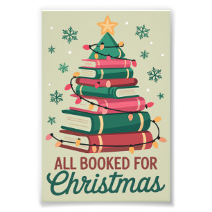 Alle gebucht für Weihnachten Bibliothekar Buchlieb Fotodruck