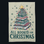Alle gebucht für Weihnachten Geschenk für Libraria Geschirrtuch<br><div class="desc">Alle gebucht für Weihnachtsgeschenke für Librarian Bookworm Book Liebhaber</div>