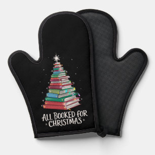 Alle gebucht für Weihnachten Librarian Xma Buchlie Ofenhandschuh