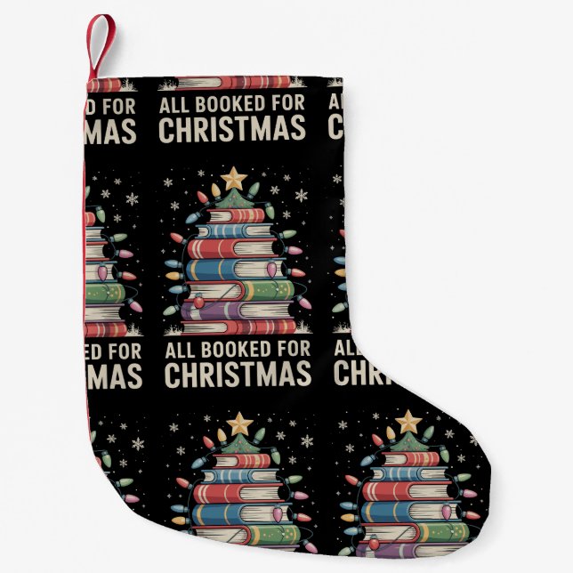 Alle gebucht für Weihnachts-Weihnachts-Weihnachtsf Kleiner Weihnachtsstrumpf (Vorderseite)