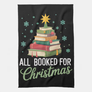 Alle Gebucht Für Weihnachtsbaum Bücher Lehrer Xmas Geschirrtuch