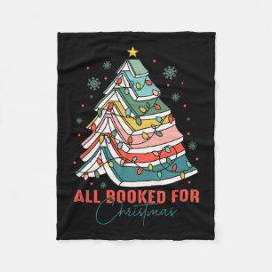 Alle gebucht für Weihnachtsbuch Weihnachtsbaum Lic Fleecedecke