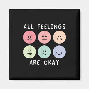Alle Gefühle sind okay Selbstmord Bewusstsein psyc Magnet
