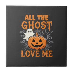 Alle Geister lieben mich Halloween-Design_1 Fliese