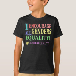 "ALLE GENDER GLEICHHEIT" Niedliches Design. Jetzt T-Shirt