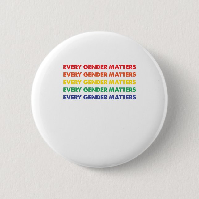 Alle Geschlechtergleichstellung Menschenrechte Soz Button (Vorderseite)