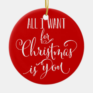 Alle Gewohnheit, die ich für Weihnachten will, ist Keramik Ornament