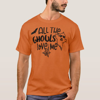Alle Ghouls Liebe Ich Spooky Season Boo Crew Hall T-Shirt