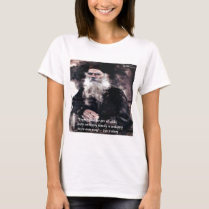 Alle glücklichen Familien ähneln einander, jede un T-Shirt