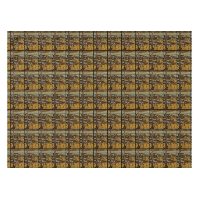 Alle großen Bilder beginnen mit einem Pinselstrich Tischdecke (Vorderseite (Horizontal))