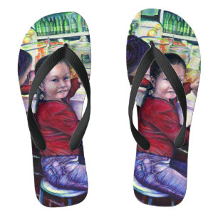 Alle guten Mädchen erhalten Eiscreme Flip Flops