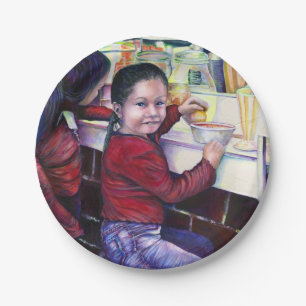 Alle guten Mädchen erhalten Eiscreme Pappteller