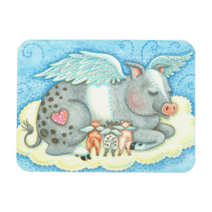 ALLE GUTEN PIGLETTEN GEHEN ZU SCHWEREN MAGNET