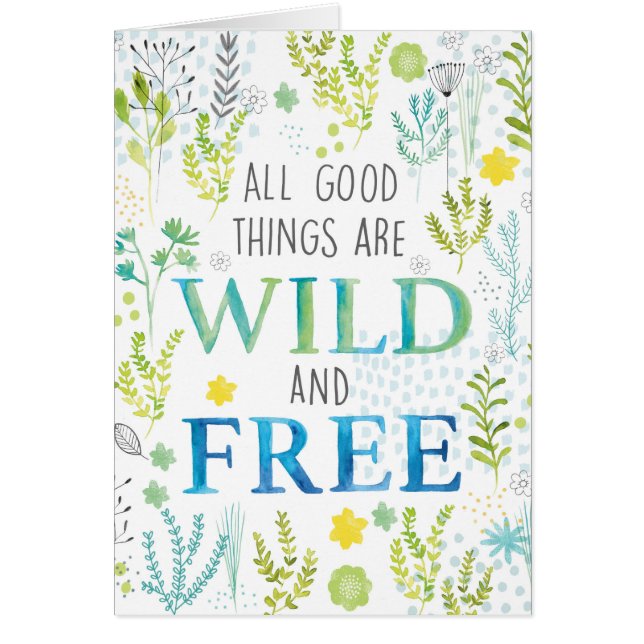Alle guten Sachen sind wild und frei (Vorne)