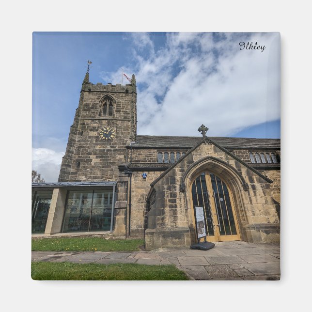 Alle Heiligen Pfarrkirche Ilkley Magnet (Vorne)