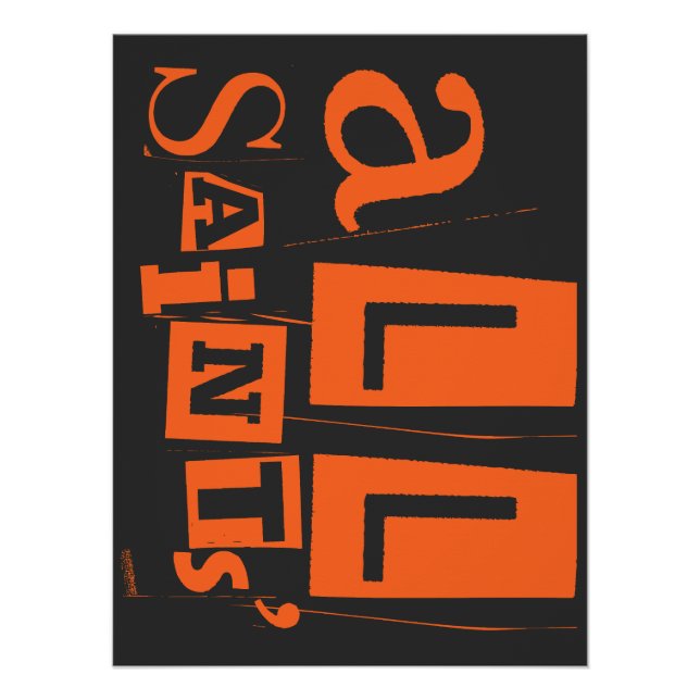 Alle Heiligen Poster (Vorderseite)