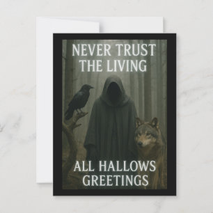 Alle heißen Halloween-ghosting-Postkarte Postkarte