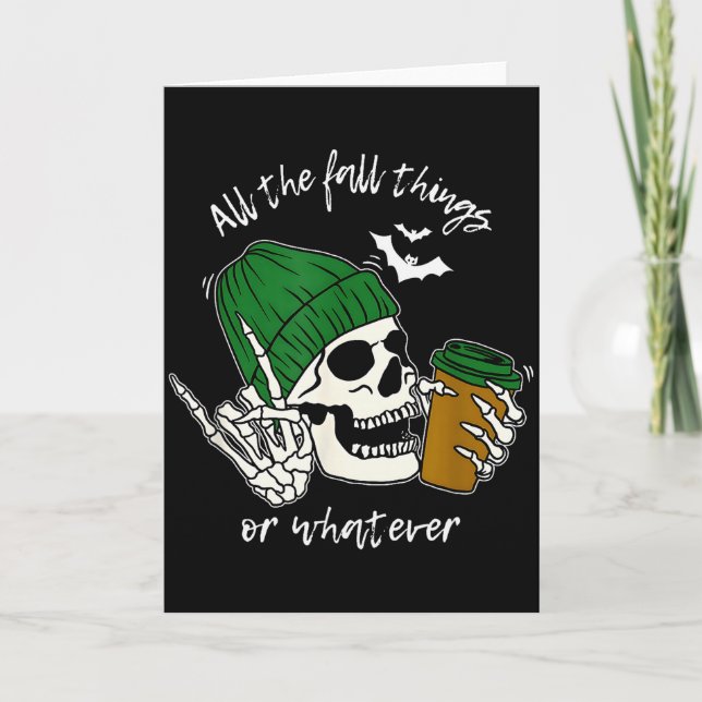 Alle Herbstangelegenheiten Oder So, Westlicher Her Karte (Vorderseite)