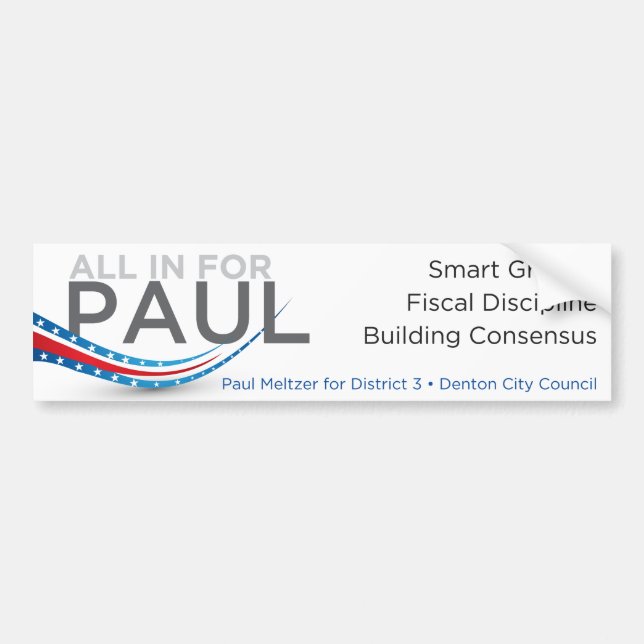 Alle herein für Paul-Autoaufkleber Autoaufkleber (Vorne)