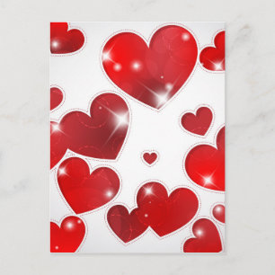 Alle Herzen Postkarte